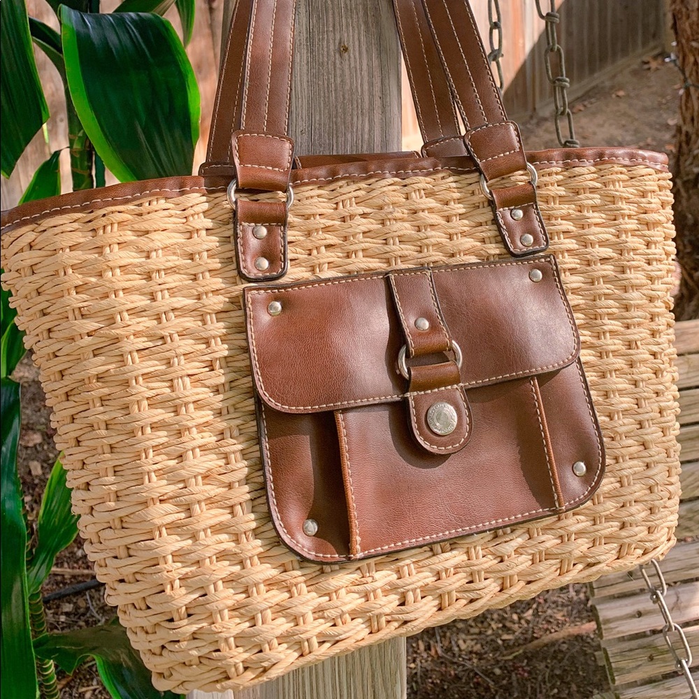 American Living Co. Wicker/ Rattan Handbag